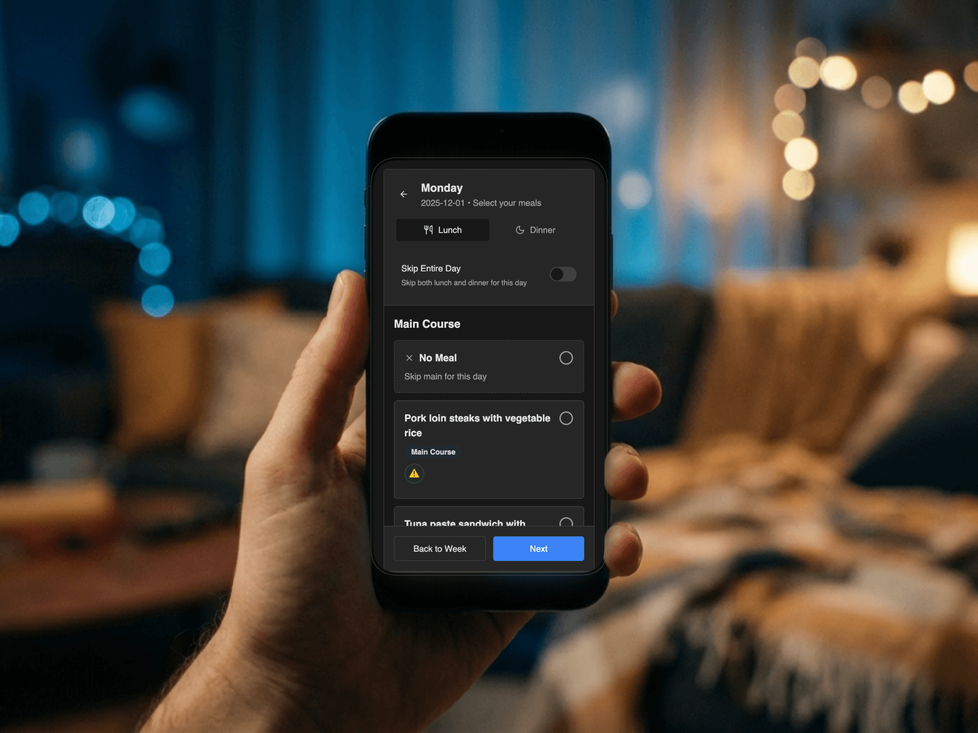 Bite Club App Interface